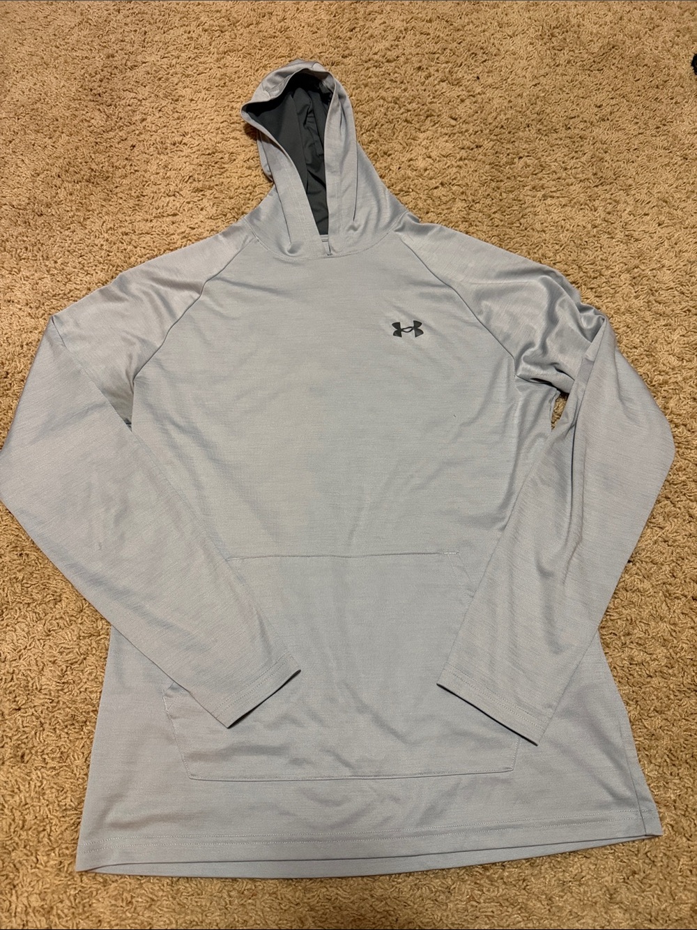 Under Armour Light Gray Performance Hoodie